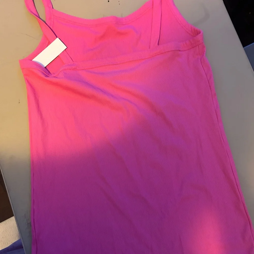 Pink Ribbed Tank Top - Picture 2 of 2
